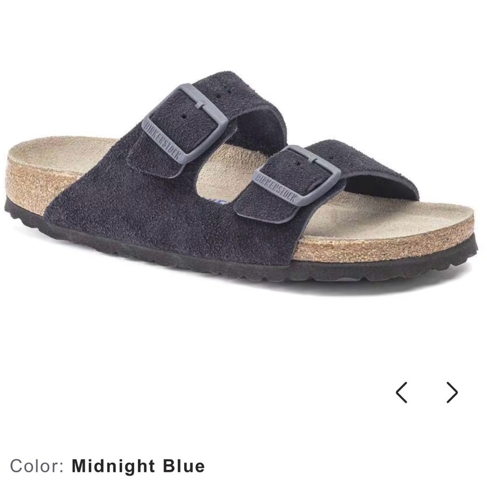 Birkenstock Arizona sandal size 37 midnight blue
